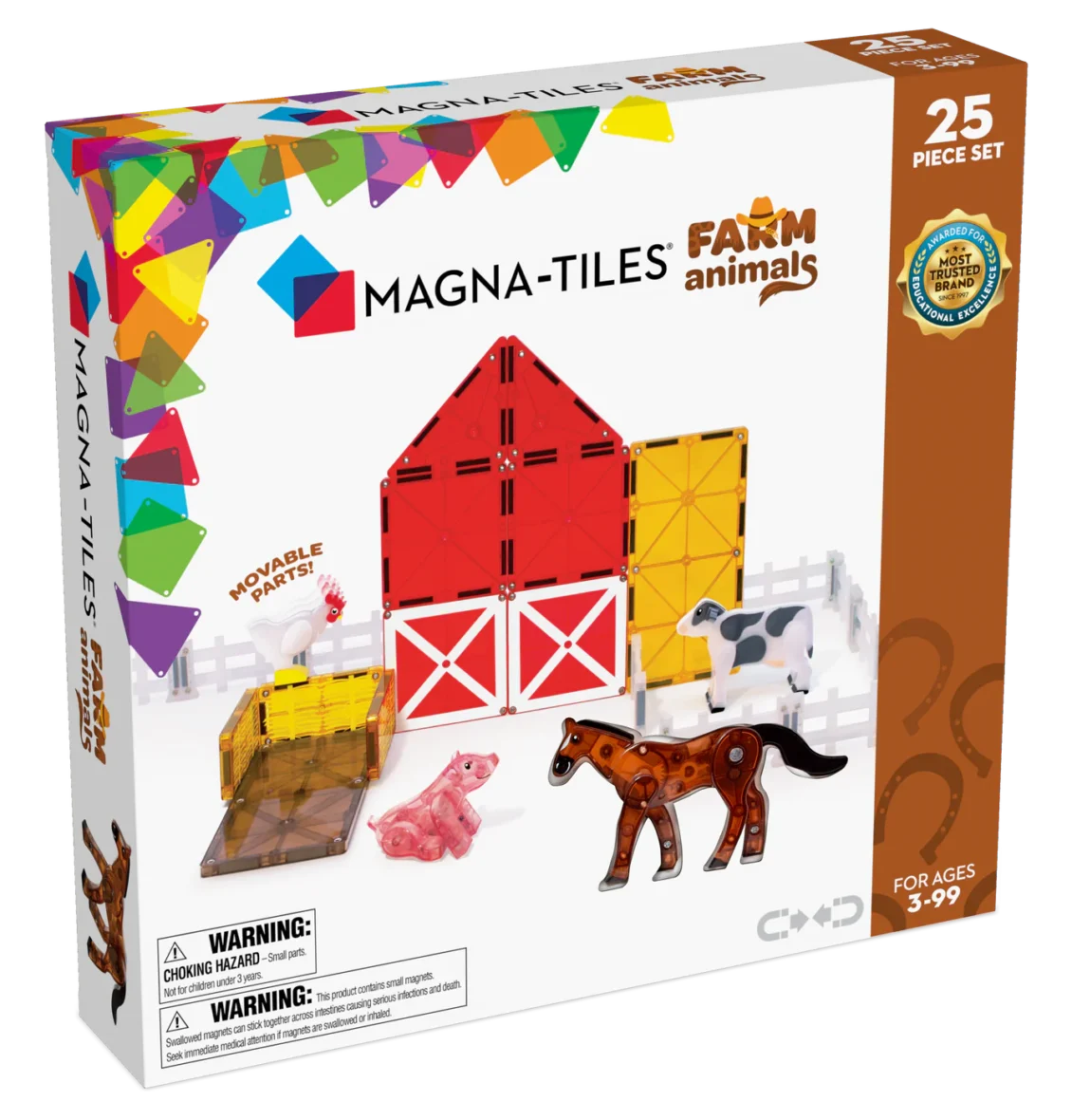 Magna-Tiles Boerderijdieren 25 stuks